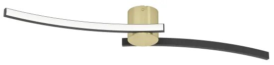 Eglo 901216 - Plafoniera LED AIETA LED/12W/230V 4000K nero