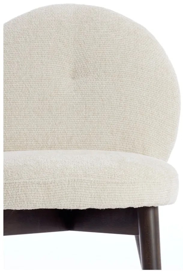 Set di sedie da pranzo color crema in imbottito 2 pz Sinosa – Light &amp; Living