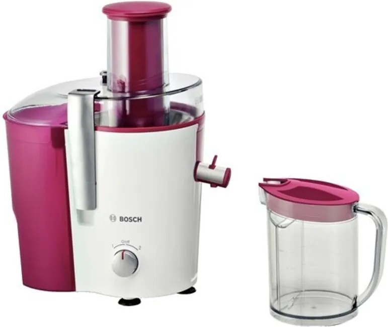 VitaJuice 2 Electric Juicer, 160 w, 2 litri, acciaio inossidabile, 2 velocità, rosa - Bosch