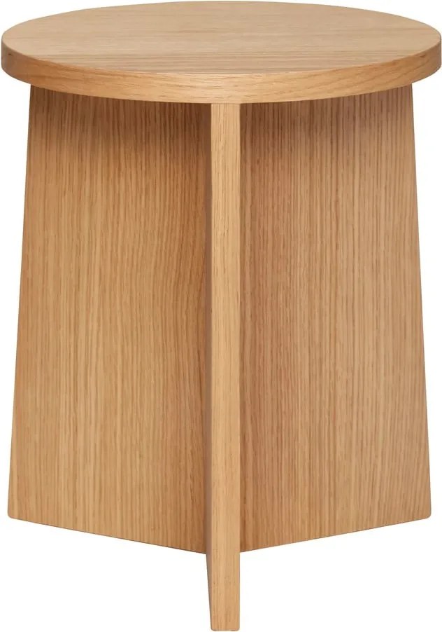 Sgabello in rovere naturale Split - Hübsch