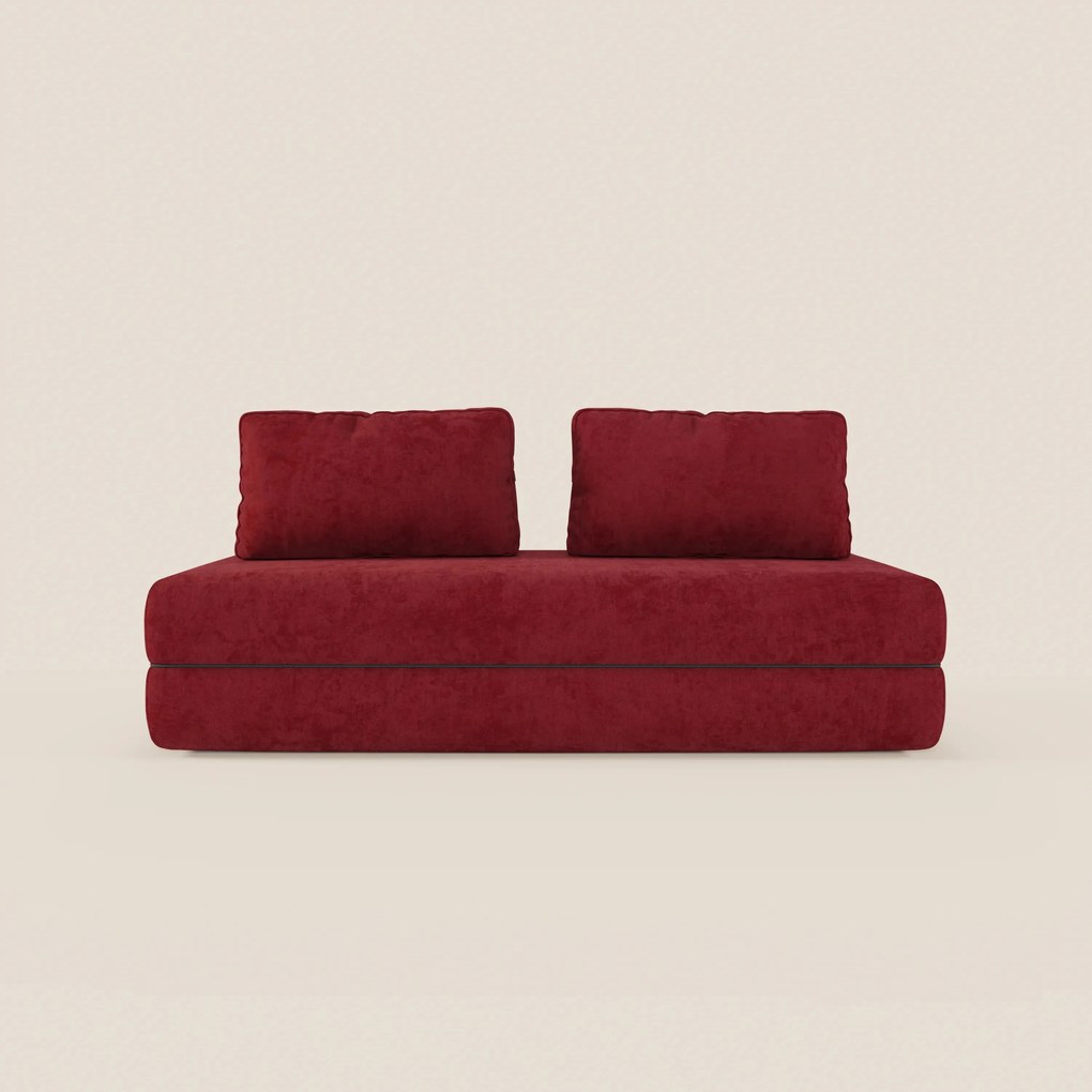 Rift divano letto matrimoniale 2 posti e 3 posti con schienali mobili - materasso alto 22 cm e memory foam in T31