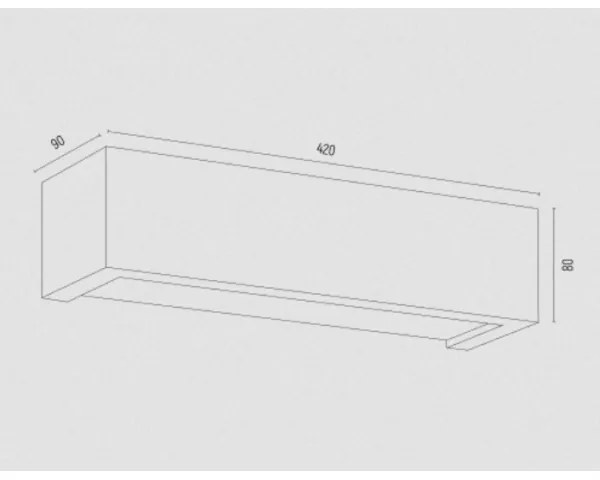 Argon 7168 - Applique CASERTA 2xE27/15W/230V 42 cm