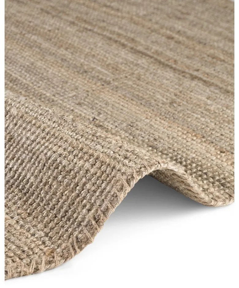 Tappeto rotondo grigio tortora in iuta ø 160 cm Bouclé Jaipur – Hanse Home