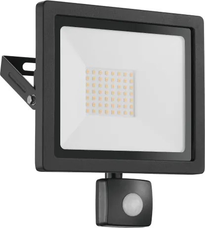 Eglo 64869 - Riflettore LED con sensore FILETTI LED/10W/230V 3000K IP44 nero