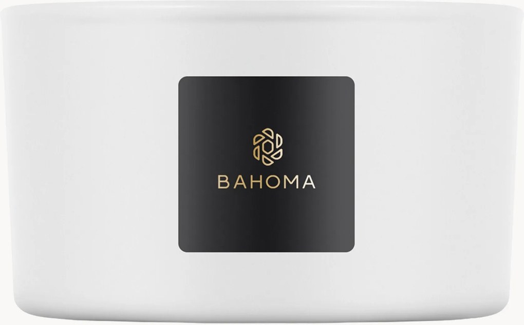 Candela profumata a tre stoppini fatta a mano Pearl (vaniglia parfait)