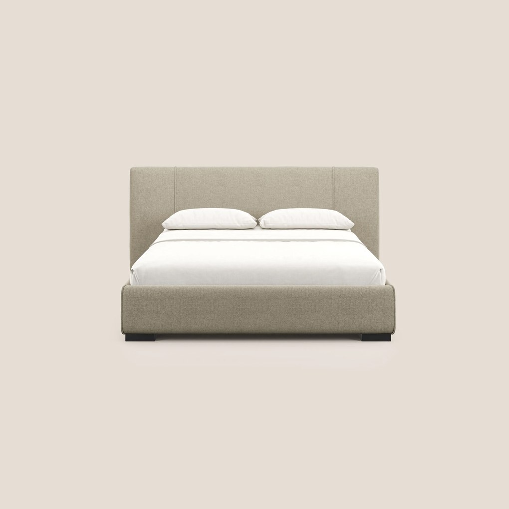 Omero letto imbottito contenitore sfoderabile in tessuto fiammato impermeabile T14