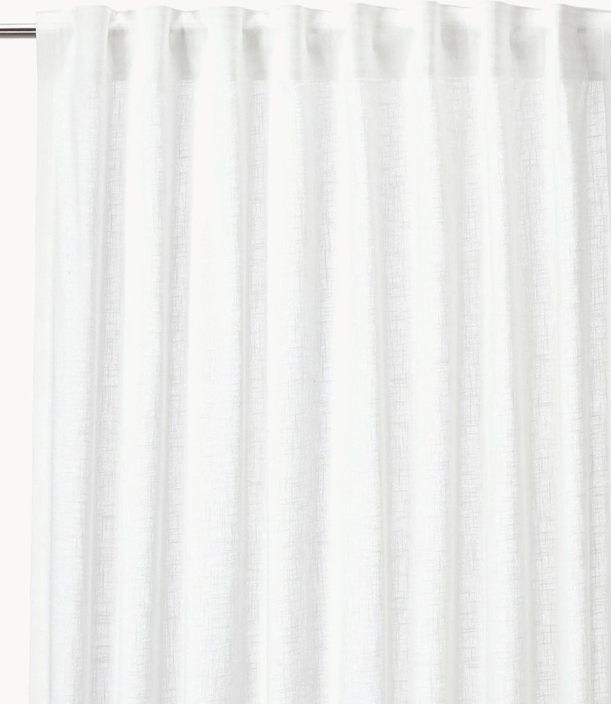 Set di 2 tende opache in cotone con multibanda Otila, larg. 125 cm