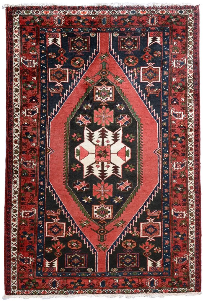 Tafresh Tappeto persiano 140x210 Nero (Iran) Annodato A Mano