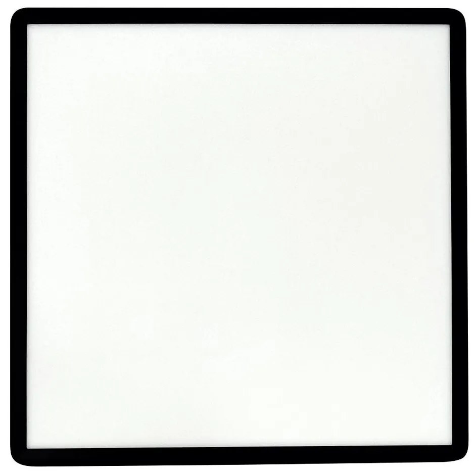 Plafoniera LED/40W/230V 3000/4000/6500K 50x50 cm nera