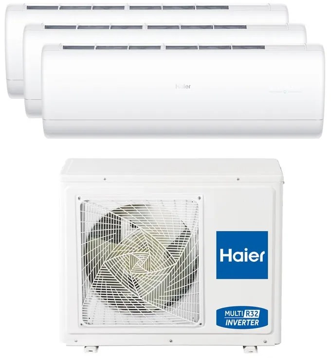 Condizionatore a muro multisplit inverter HAIER Jade 9 + 9 + 9 18000 BTU classe raffreddamento A+++, classe di riscaldamento A+, bianco