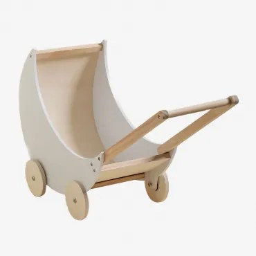 Carrello in legno Timmy Kids Bianco - Sklum
