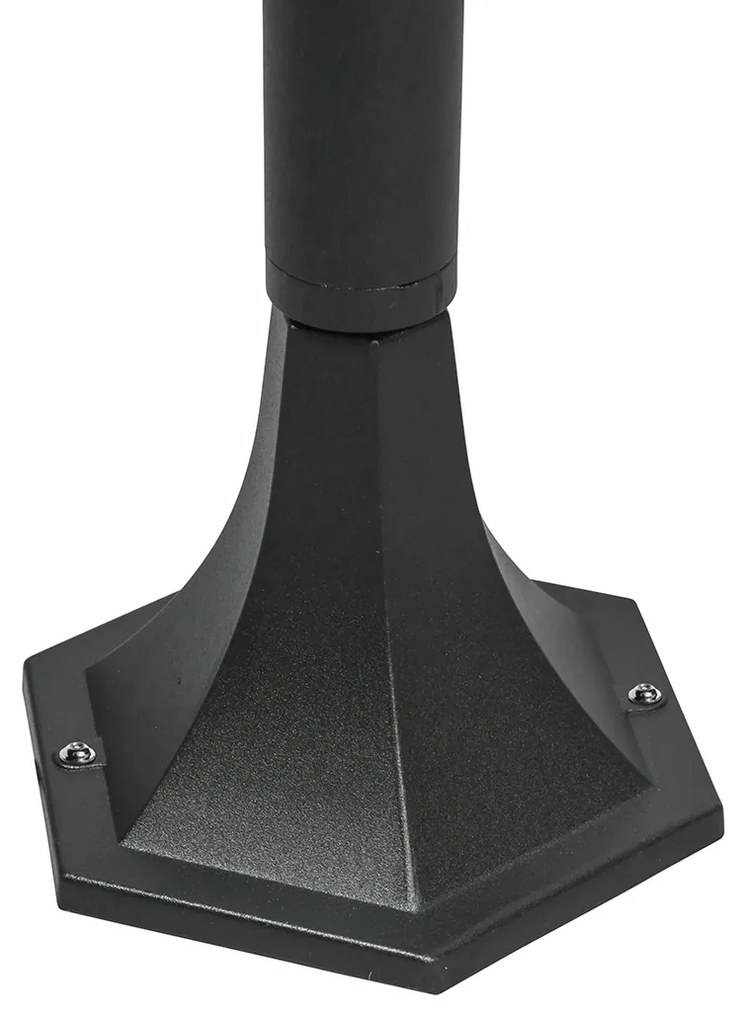 Lampada da terra classica per esterni nera 170 cm IP44 - New Orleans 1