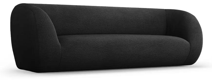 Divano in tessuto bouclé grigio scuro 230 cm Essen - Cosmopolitan Design