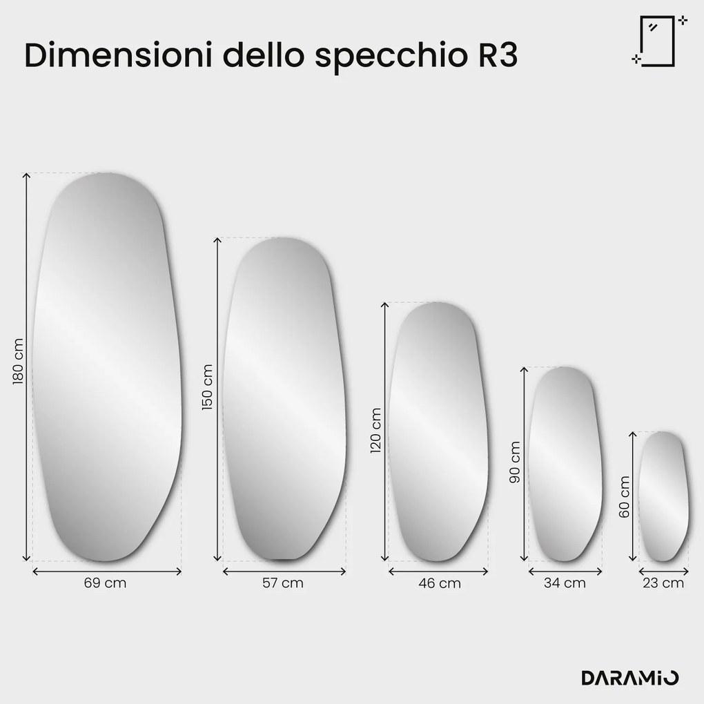 Specchio allungato – Pure Collection R3