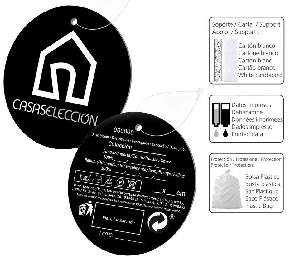 Cuscini per bambini in set da 3 Smyle - Casa Selección