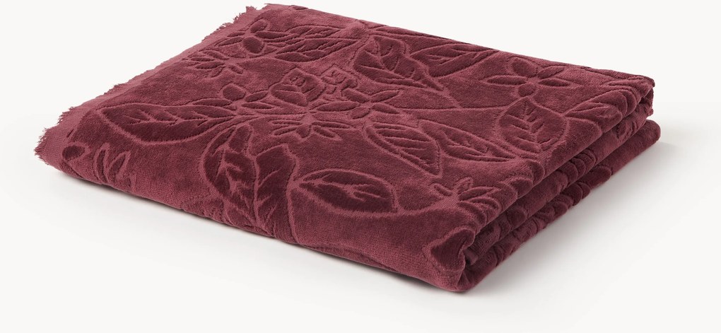 Asciugamano in velluto Rosaria, varie misure