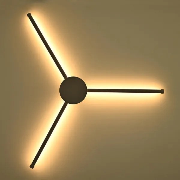 Brilagi - Applique a LED LUGO TRE LED/14W/230V nero