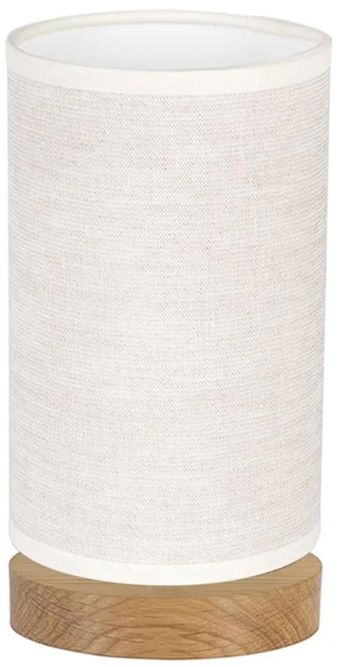 Spot-Light DO70884174 - Lampada da tavolo FIRE 1xE27/25W/230V rovere/beige