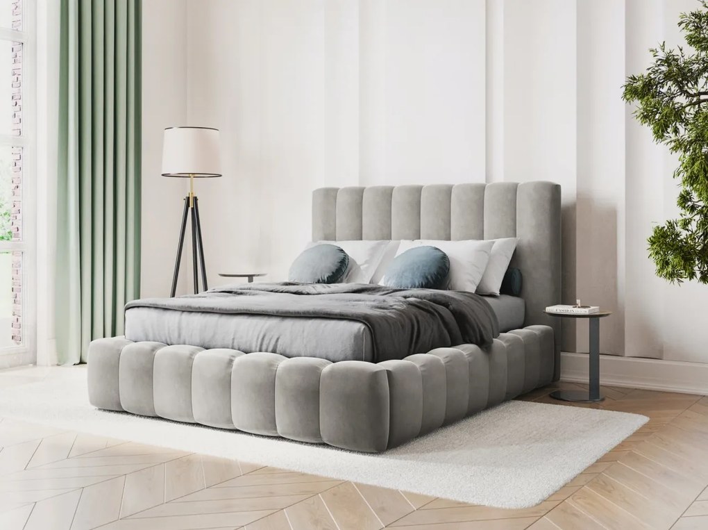Letto Kelp in velluto - 160x200 cm