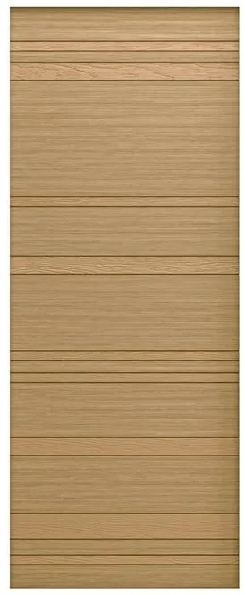 Pannello per porta blindata verniciato rovere L 94  x H 213 cm, Sp 6 mm