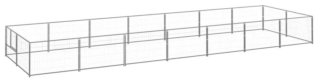 Gabbia Per Cani Argento 14 M² İn Acciaio /