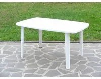 TAVOLO RESINA ART.56 CM.137X85 BIANCO PZ 1