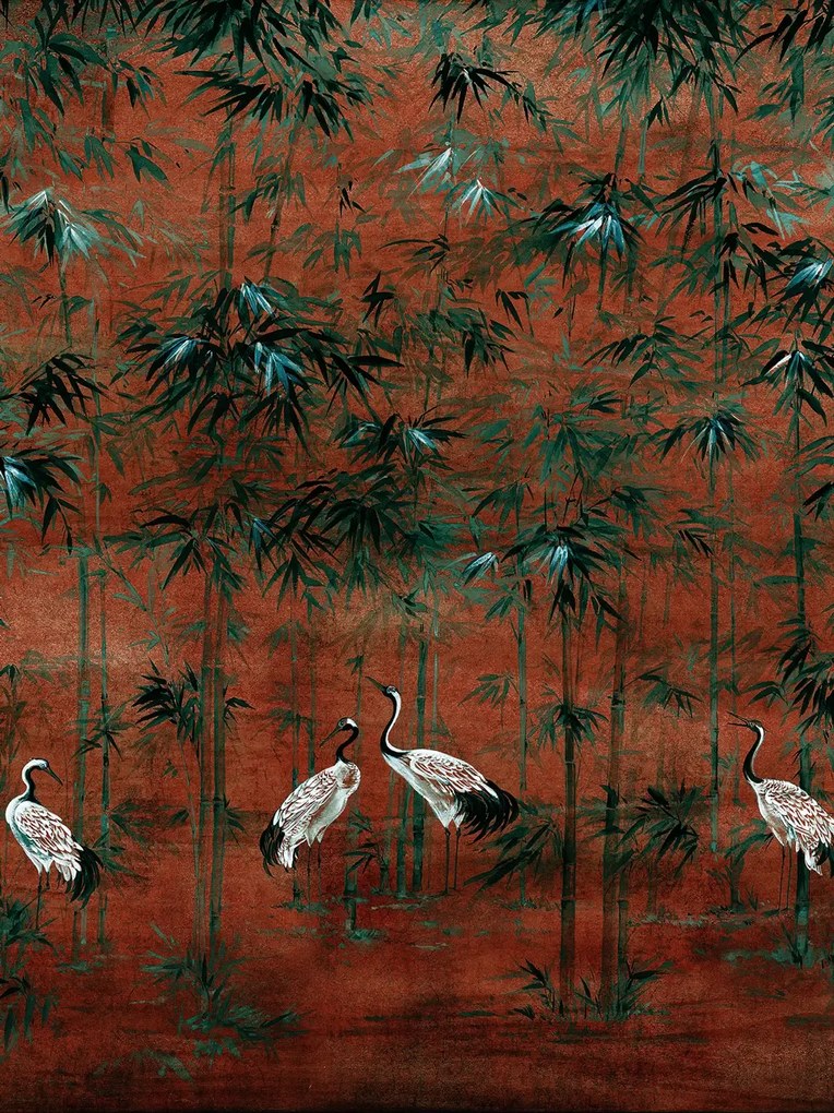Coordonne Wandbild Garzas - Goji