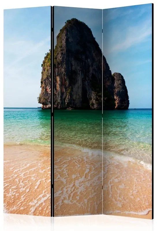 Paravento Rock formation by shoreline, Andaman Sea, Thailand [Room Dividers]