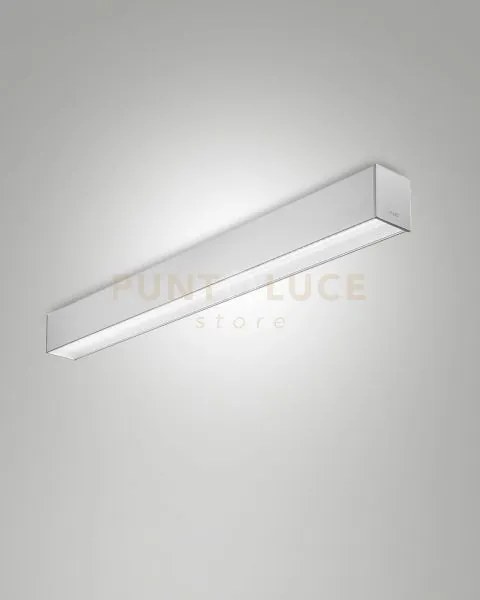 Turner plafoniera alluminio a led 29w 3000k 3470lm prismatic ip40 1...