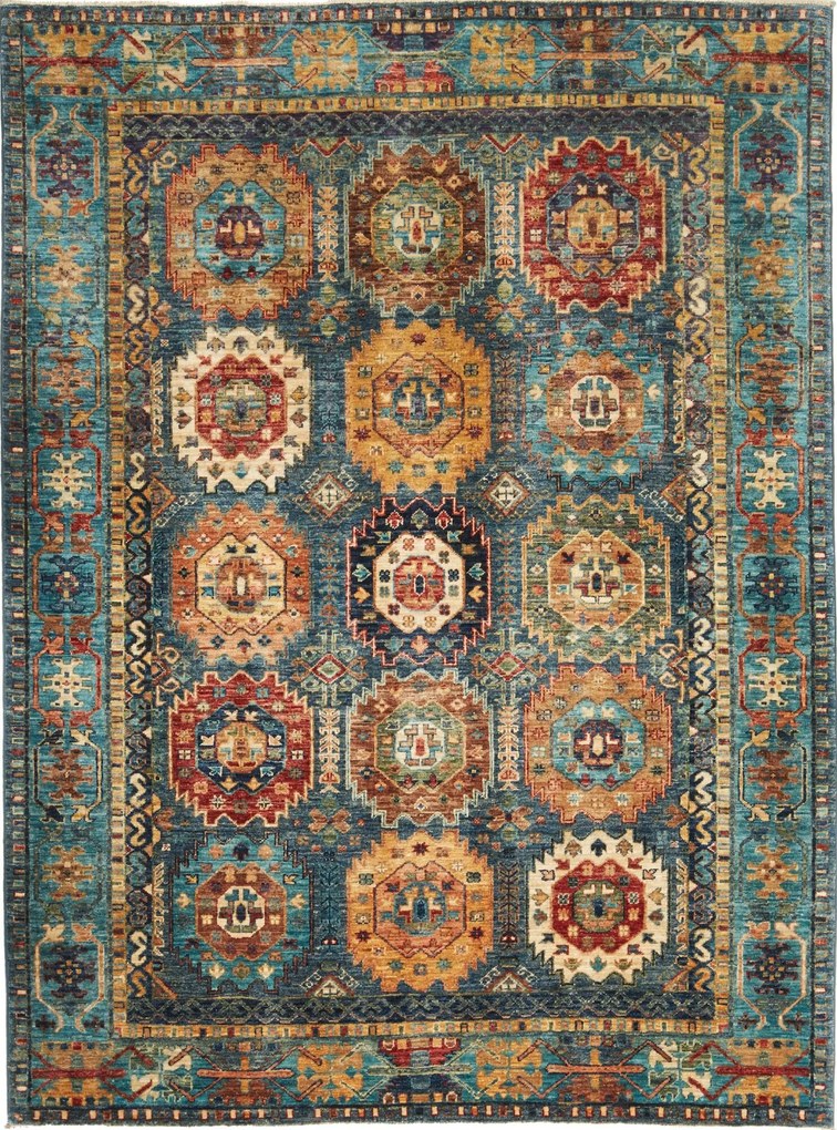 Samarkand Tappeto 200x150 (Pakistan) Annodato A Mano
