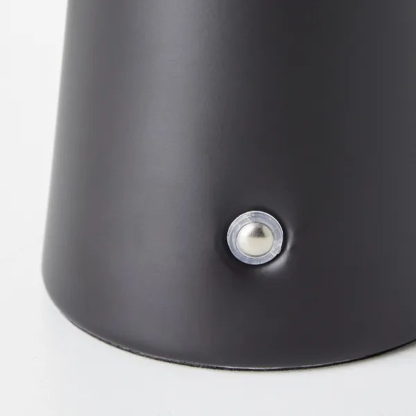 Brilliant - Lampada da tavolo touch dimmerabile MUFFIN LED/3W/5V USB IP44 nera