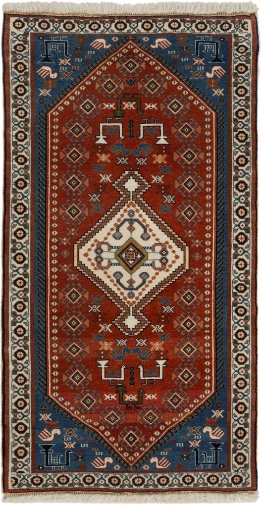 Gashghai Tappeto persiano 120x60 (Iran) Annodato A Mano