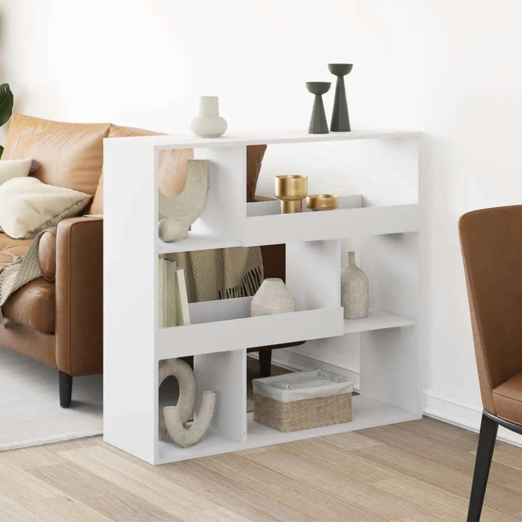 Divisorio Bianco 100x33x94,5 Cm İn Truciolato /