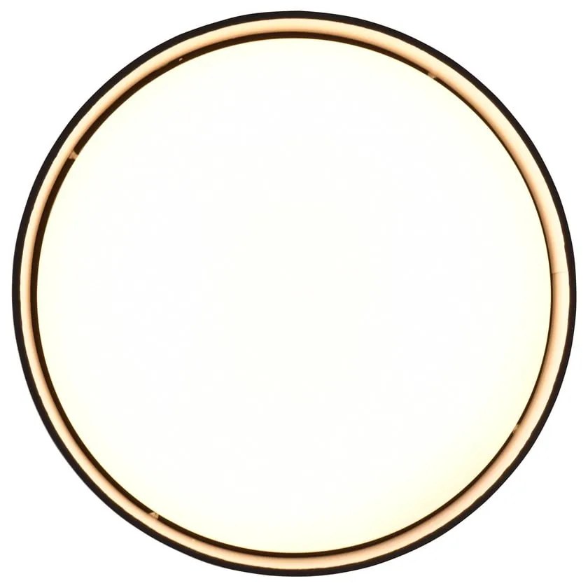 Nero Apparecchio da soffitto a LED ø 30 cm Locarno - Reality