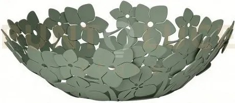 Centro tavola di design floreale fior di loto piccolo verde salvia