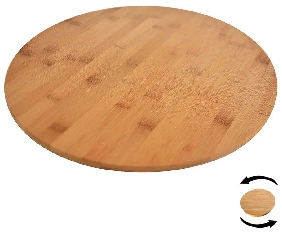 Vassoio rotante in bambù Fiesta - Bambum