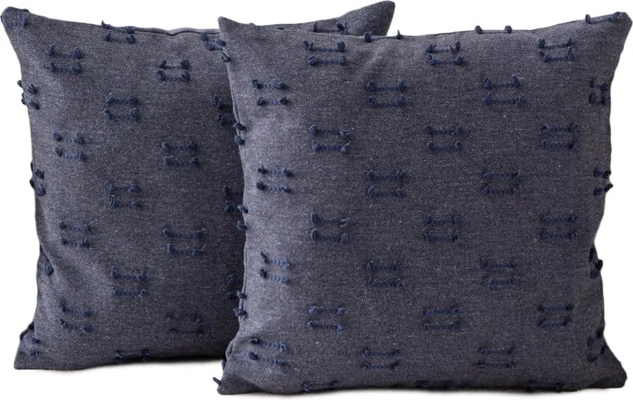 Federe decorative in set 2 pz 43x43 cm Tuffet – Mioli Decor