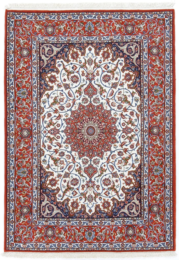 Isfahan Tappeto persiano 120 x 160 (Iran) Annodato A Mano