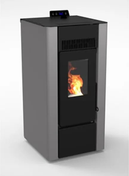 Stufa a Pellet Ventilata C Line Air Efesto 9 8,7 kW Antracite