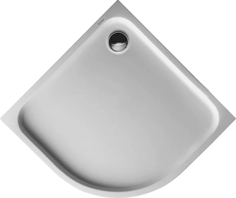Duravit D-Code piatto doccia semicircolare 90x90 cm bianco 720108000000000