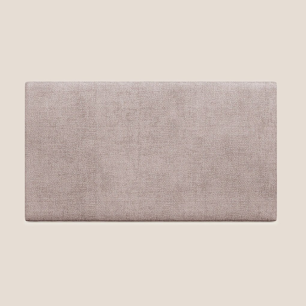 Testata pannello a muro media di varie dimensioni in morbido tessuto impermeabile T10 rosa