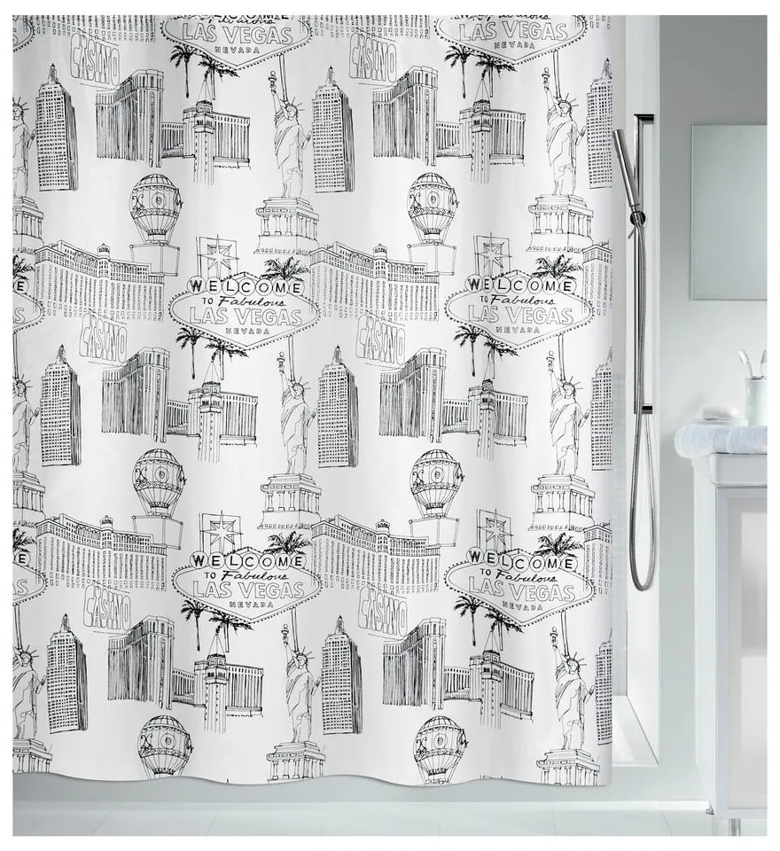 Tenda per doccia 180x200 cm Vegas – Spirella