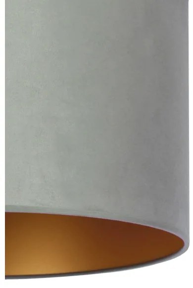 Duolla - Lampadario a sospensione con filo ROLLER 1xE27/15W/230V chiaro diametro 40 cm verde/oro