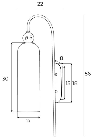 MAXLIGHT W0332 - Applique CAMPANILA 1xE27/40W/230V ottone/beige