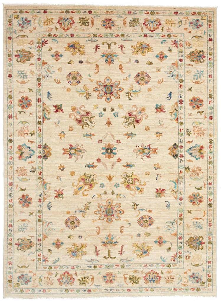 Ziegler Tappeto orientale 200 x 150 Beige (Pakistan) Annodato A Mano
