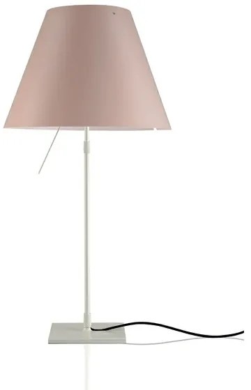 Luceplan - Costanza Lampada da Tavolo con Dimmer Alu/Light Skin Luceplan