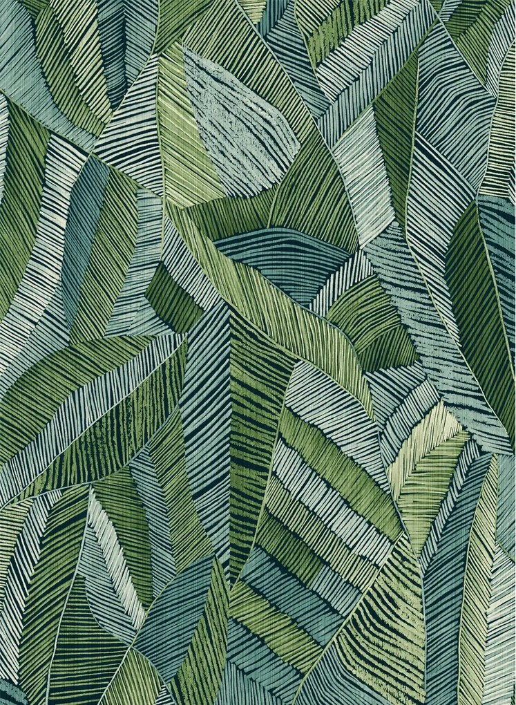 Essentials Carta da parati Chintz - Forest
