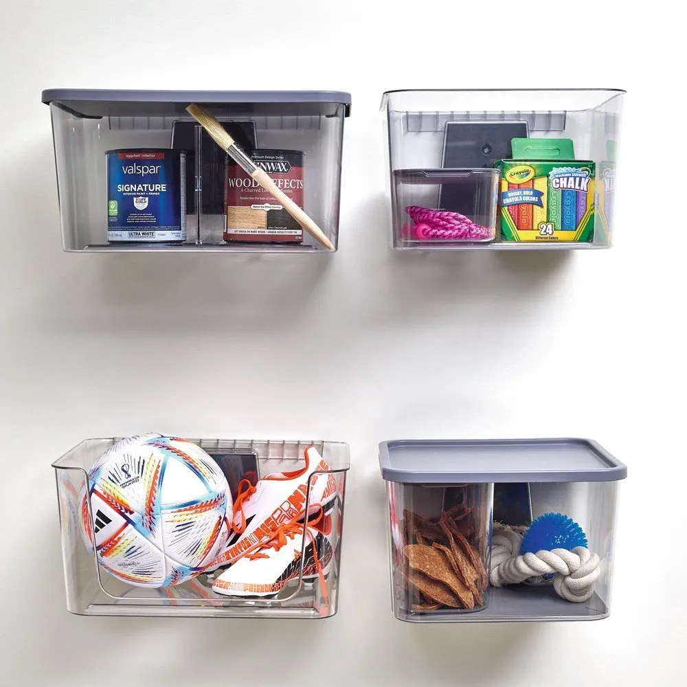 Scatola interna con coperchio in plastica riciclata iD Wallspace - iDesign