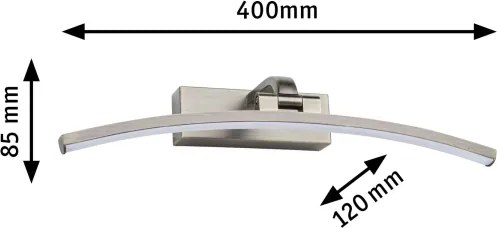 Paulmann 95560 - LED/8,5W Lampada per quadri BENTO 230V 40 cm ottone
