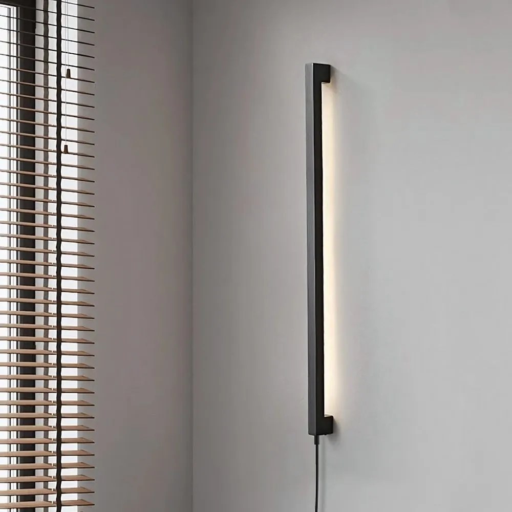 APPLIQUE DA PARETE LED LHJ063-W 80cm BLACK